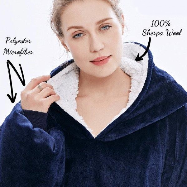 Snuggly Oversized Blanket Hoodie